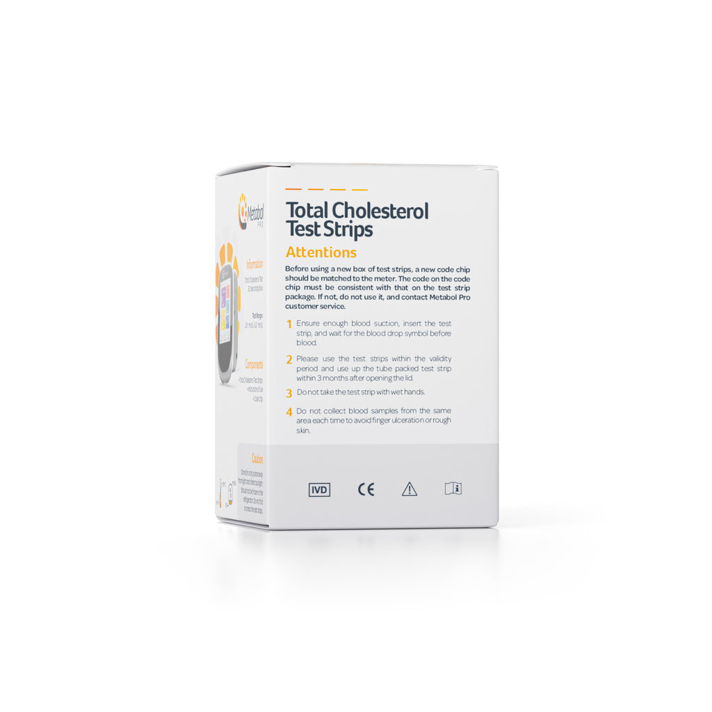 Cholesterol Test Strips (10 Pieces per Box)