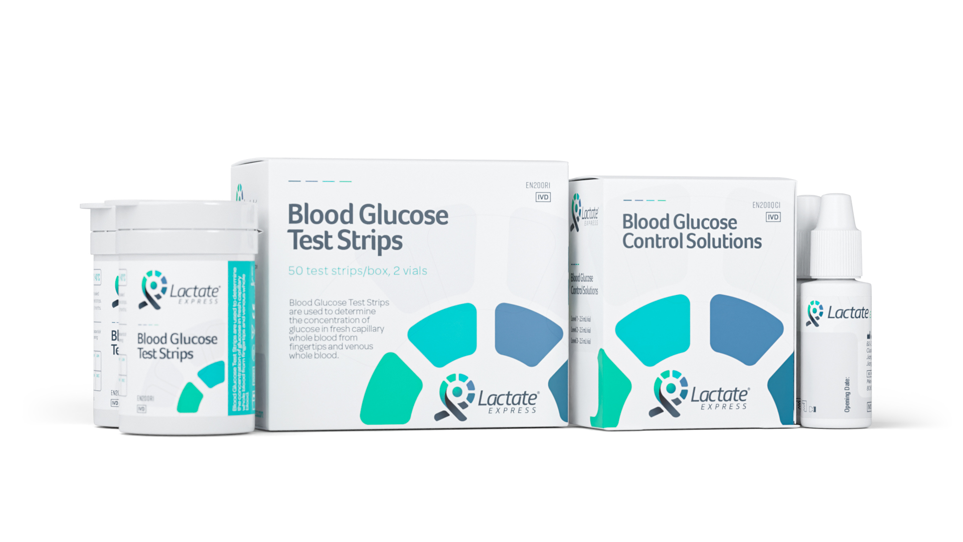 Blutzuckerteststreifen und Kontrolllösungen für Lactate Express